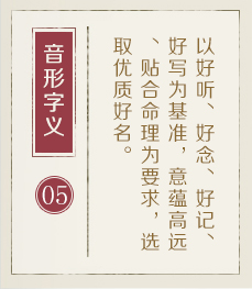 巢湖起名流程五